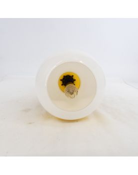 70s White and Yellow Pendant Light