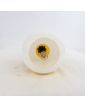 70s White and Yellow Pendant Light