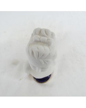 Pair of Small Biscuit Busts of a Couple of Children