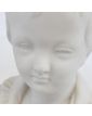 Paire de Petits Bustes Couple d’Enfants en Biscuit