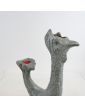 Rooster Shape Candle in Ceramic Signed