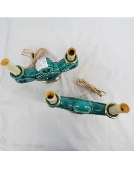Paire de Lampes en Céramique Année 60