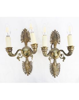 Pair of Empire Style Wall Lights