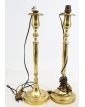 Paire de Bougeoirs en Bronze électrifiés