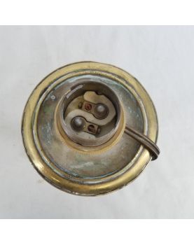 Paire de Bougeoirs en Bronze électrifiés