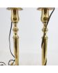 Paire de Bougeoirs en Bronze électrifiés