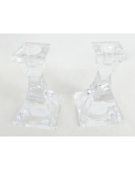 Paire de Bougeoirs Cristal par VILLEROY ET BOCH