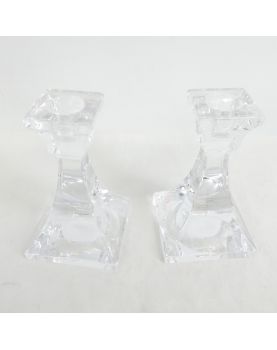Paire de Bougeoirs Cristal par VILLEROY ET BOCH