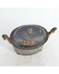 Painted Metal Egg Dish