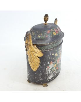 Painted Metal Egg Dish