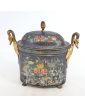 Painted Metal Egg Dish
