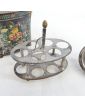 Painted Metal Egg Dish