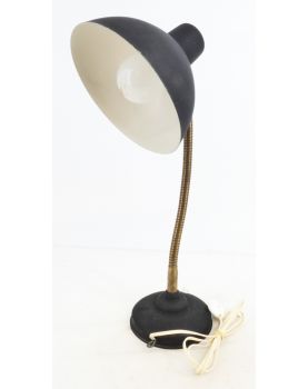 Tiziana Flexible Desk Lamp Black and Brass 1960