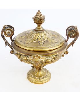 Antique Bronze Covered Cup