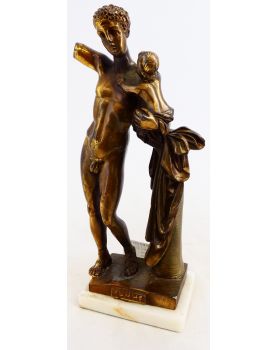 Figurine Grec en Bronze