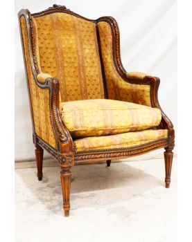 Fauteuil Bergère Tapissé...