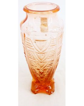Vase Art Déco Orange