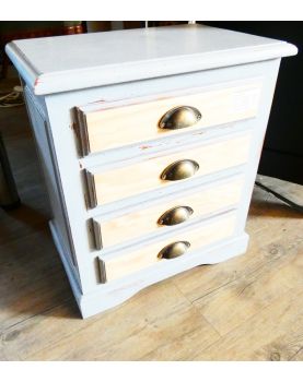 4 -drawer bedside