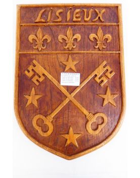 Lisieux wooden coat of arms