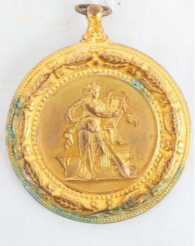 Médaille Musicale en Métal Doré
