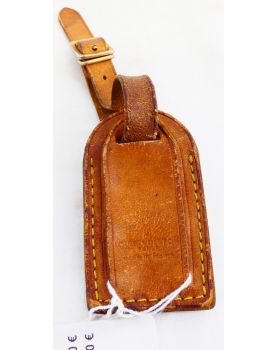 LOUIS VUITTON Porte Etiquette de Valise en Cuir
