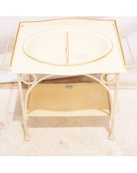 Petite Table Toilette Émaillée DIGOIN