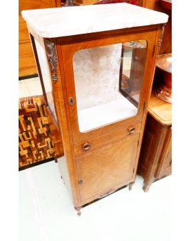 Louis XV window 1 door 1 drawer on marble