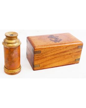 Little long view in its wooden case