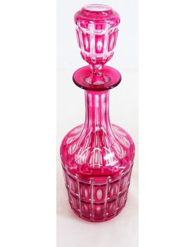 Carafe en Cristal Rouge