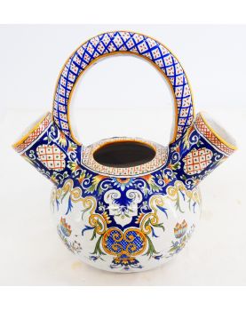 Vase Panier Décor Rouen