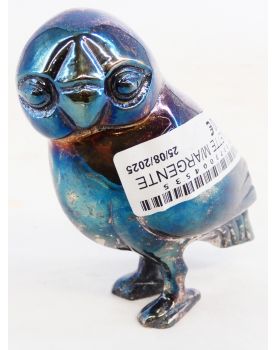 Petite Chouette en Métal Argenté